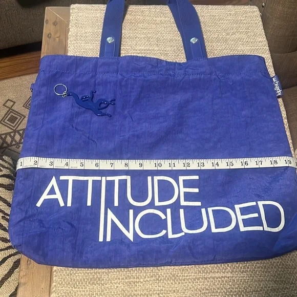 New Kipling Reversible Message Tote! - Picture 3 of 7